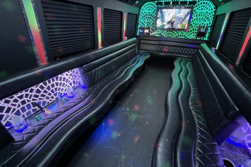 San Angelo Limo Bus Interior