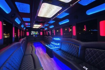 San Angelo Limousine Bus Interior