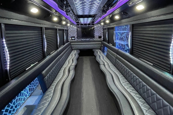 San Angelo Party Bus Interior