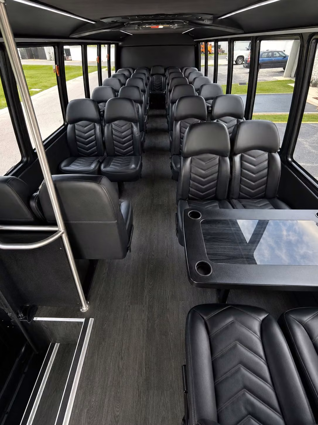 18 passenger minibus interior