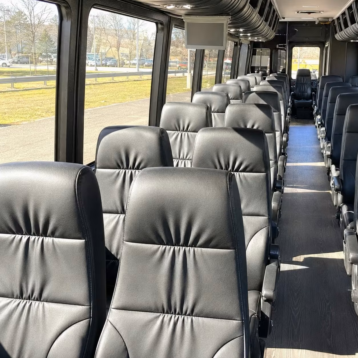 28 passenger minibus interior