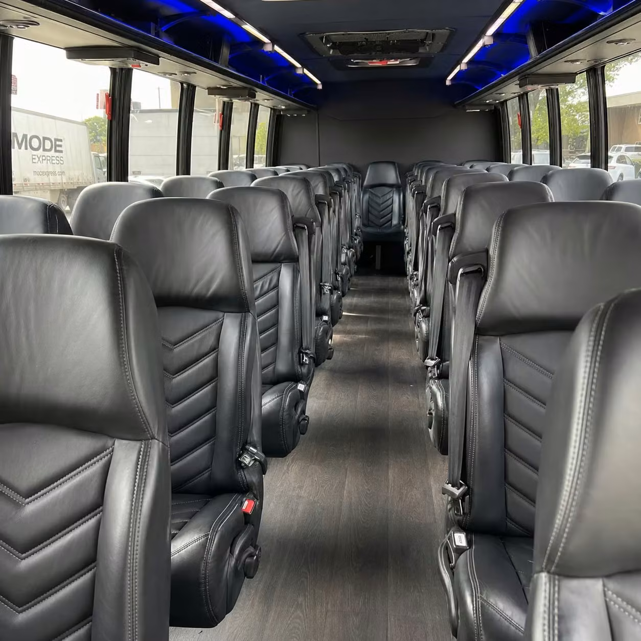 30 passenger minibus interior